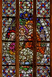 Fenster mit der Geburt Christi